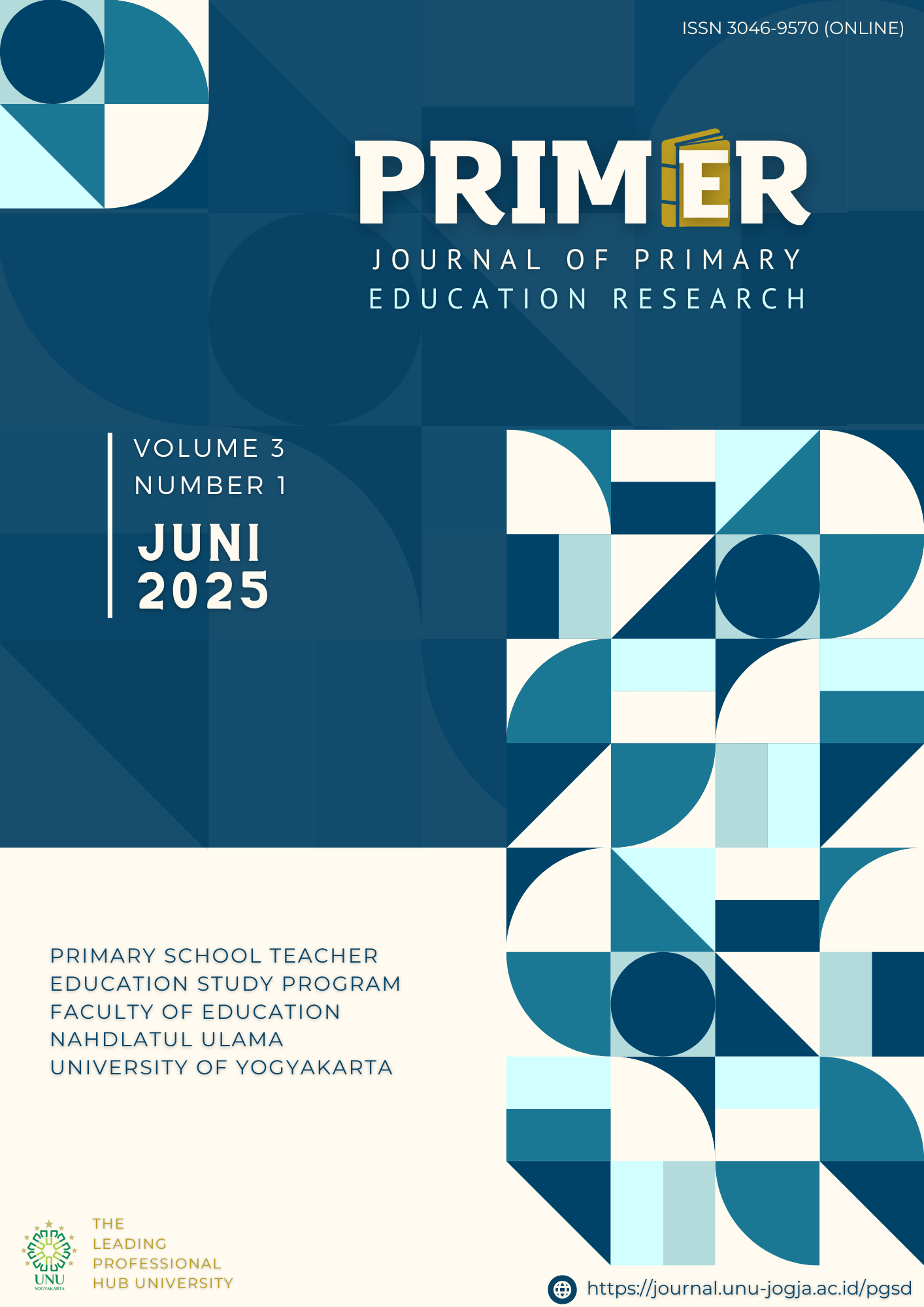 					View Vol. 3 No. 1 (2025): Journal of Primary Education Research
				